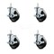 Service Caster Belshaw HG18-0031B-4 Replacement Caster Set - HG18EZ Glazer - BEL-SCC-DCGR20S414-POS-TLB-716138-4 - alternate 1